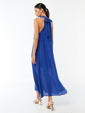 Abito lungo senza maniche