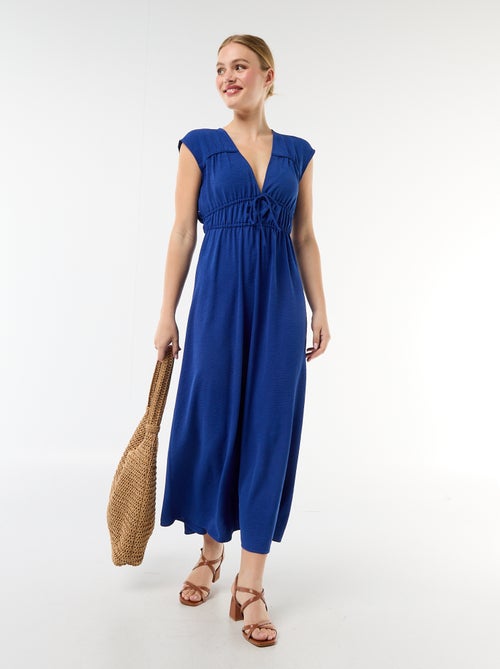 Abito lungo senza maniche con nodo - Kiabi