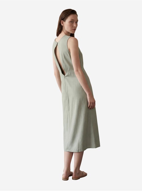 Abito lungo senza maniche con scollo a u e cut out my fashion - Kiabi