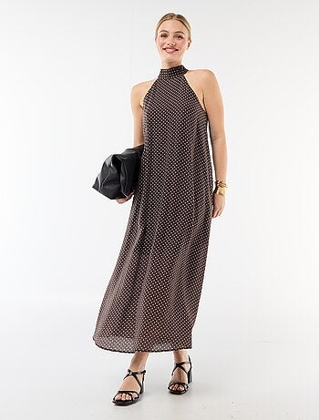 Abito lungo senza maniche