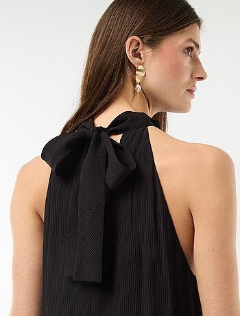 Abito lungo senza maniche