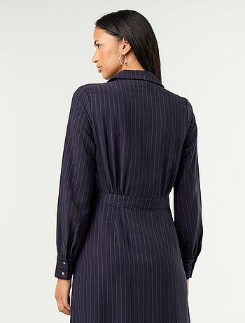 Abito lungo taglio camicia