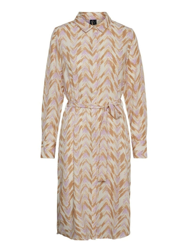 Abito lungo Vero Moda Beige - Kiabi
