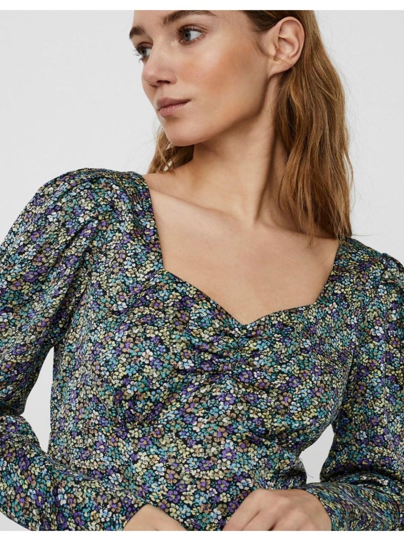 Abito lungo Vero Moda Verde - Kiabi