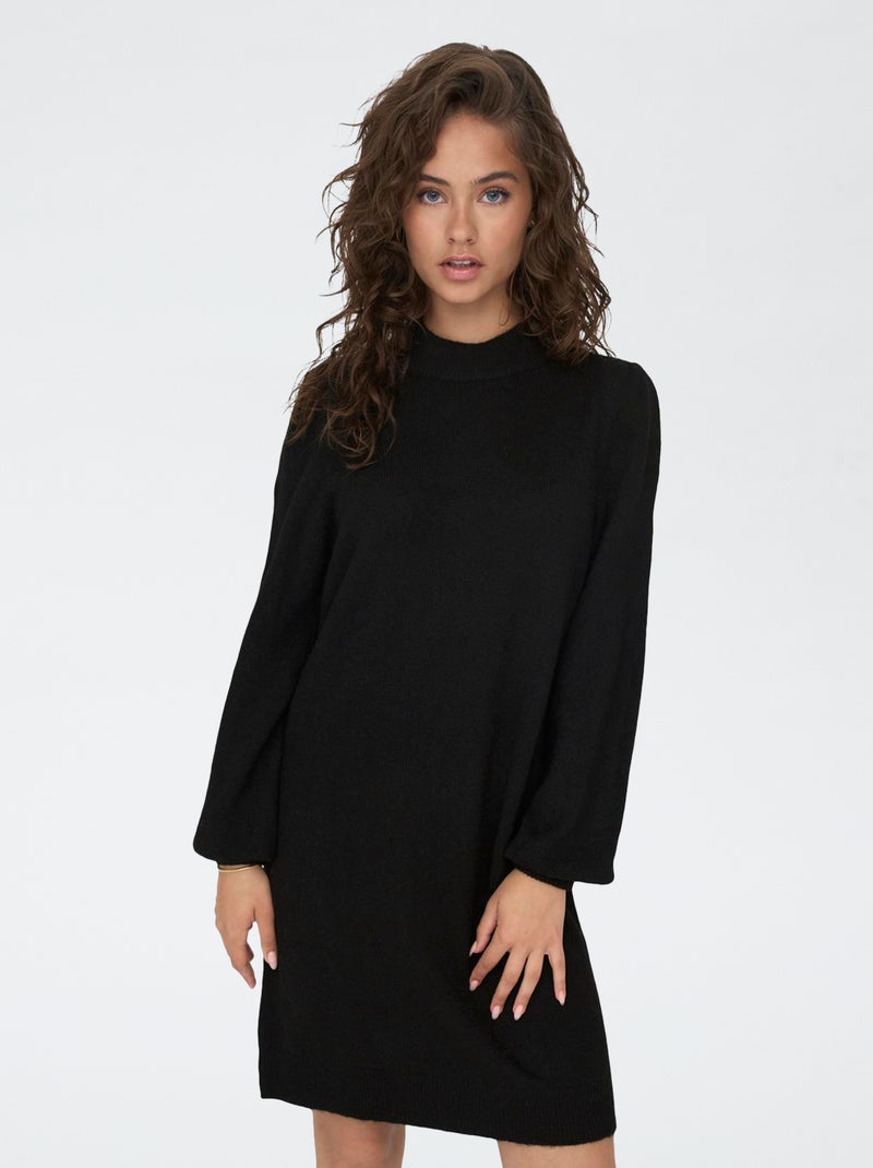 Abito maglia al ginocchio 'JDY' Nero - Kiabi