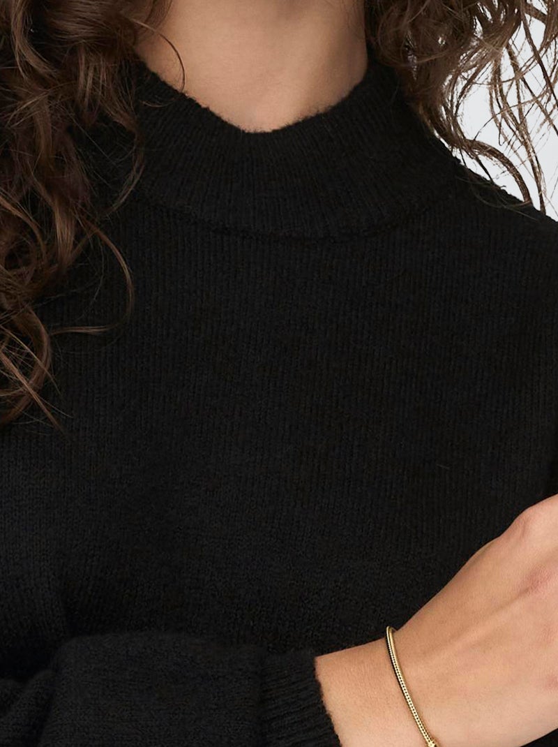 Abito maglia al ginocchio 'JDY' Nero - Kiabi