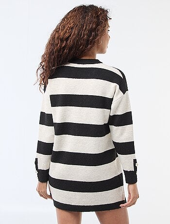 Abito maglione a righe
