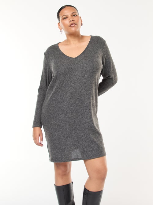 Abito maglione corto in maglia pesante - Kiabi