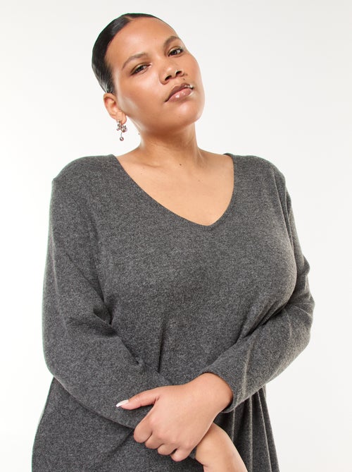 Abito maglione corto in maglia pesante - Kiabi