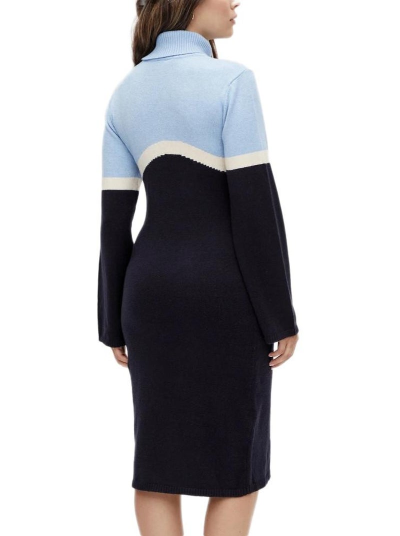 Abito Maglione Dolcevita Donna Mamalicious Nero - Kiabi