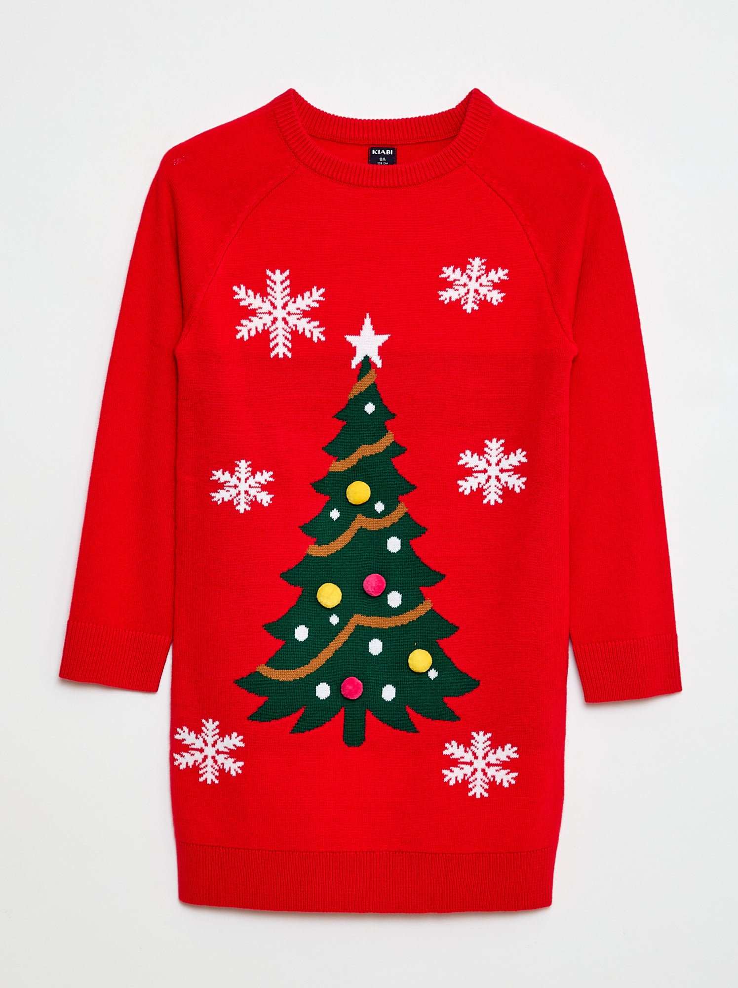 Abito maglione in maglia tricot 'Natale'