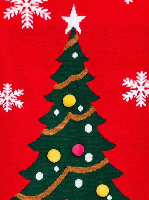 Abito maglione in maglia tricot 'Natale' - Kiabi