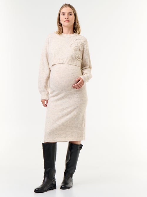 Abito maglione premaman 2-in-1 - Kiabi