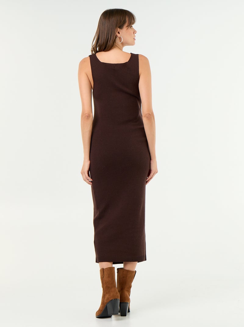 Abito maglione premaman 2-in-1 Marrone - Kiabi