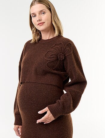 Abito maglione premaman 2-in-1