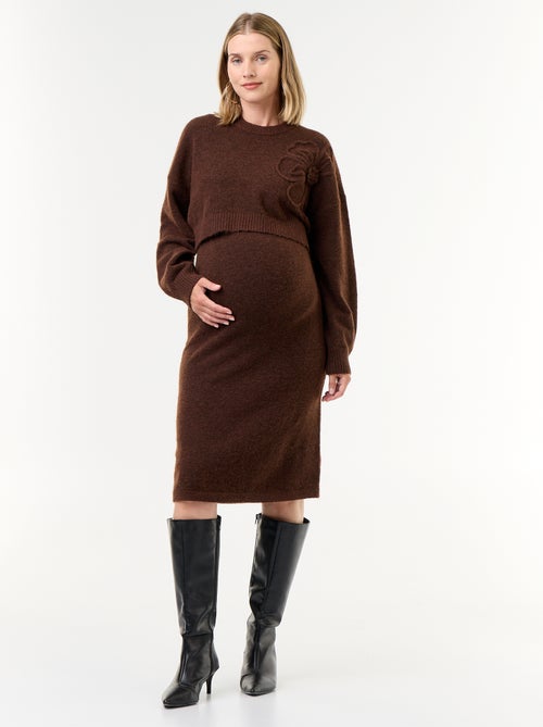 Abito maglione premaman 2-in-1 - Kiabi