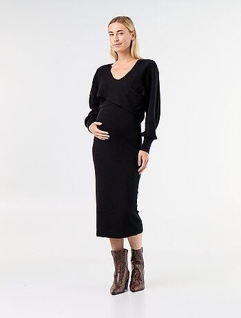 Abito maglione premaman 2-in-1