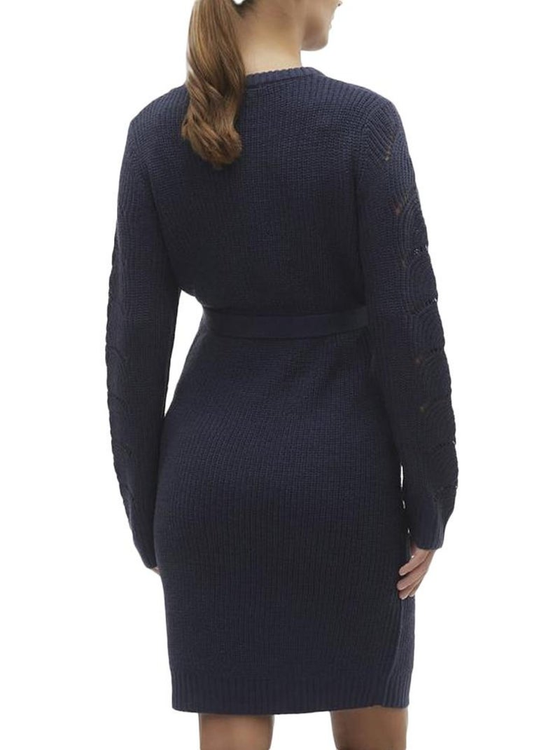 Abito Maglione Premaman Mamalicious Blu marino - Kiabi