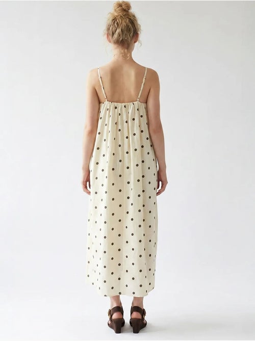 Abito maxi a linea a a pois mixray - Kiabi Abito maxi a linea a a pois mixray - Kiabi