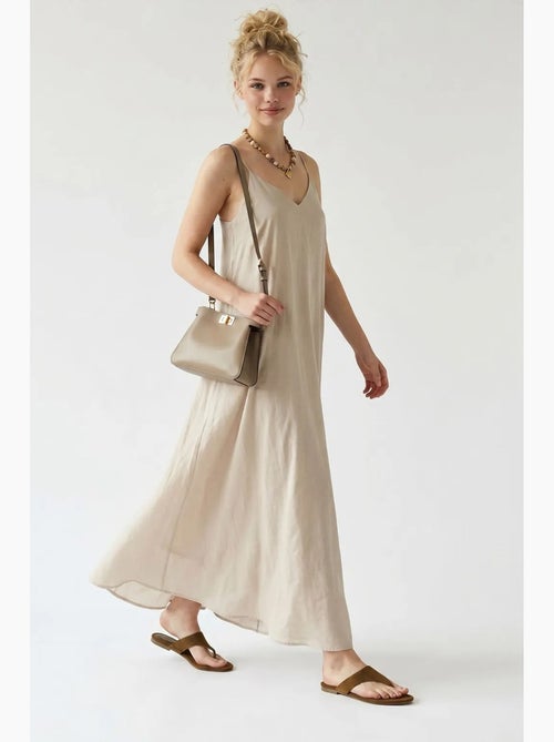 Abito maxi a linea a senza maniche mixray - Kiabi Abito maxi a linea a senza maniche mixray - Kiabi