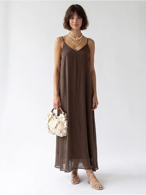 Abito maxi a linea a senza maniche mixray - Kiabi Abito maxi a linea a senza maniche mixray - Kiabi