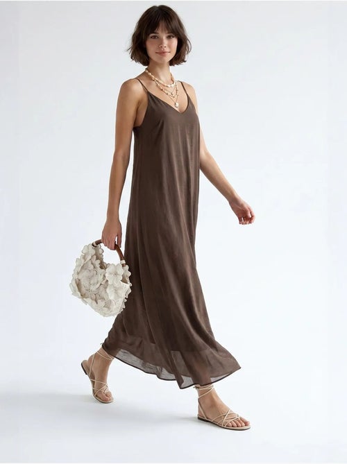 Abito maxi a linea a senza maniche mixray - Kiabi Abito maxi a linea a senza maniche mixray - Kiabi