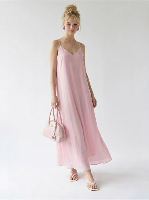 Abito maxi a linea a senza maniche mixray - Kiabi Abito maxi a linea a senza maniche mixray - Kiabi