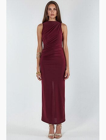 Abito maxi bodycon con dettaglio arricciato hiccup