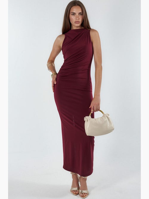 Abito maxi bodycon con dettaglio arricciato hiccup - Kiabi Abito maxi bodycon con dettaglio arricciato hiccup - Kiabi