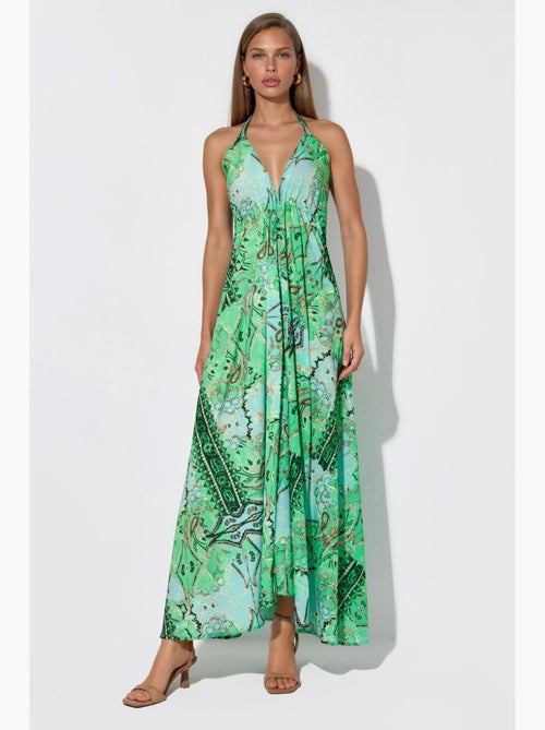 Abito maxi boho con motivo etnico hiccup - Kiabi Abito maxi boho con motivo etnico hiccup - Kiabi