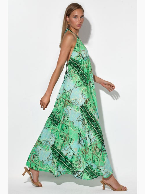 Abito maxi boho con motivo etnico hiccup - Kiabi Abito maxi boho con motivo etnico hiccup - Kiabi