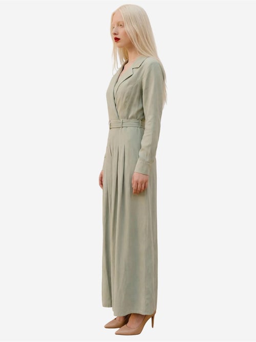 Abito maxi con cintura e maniche lunghe my fashion - Kiabi