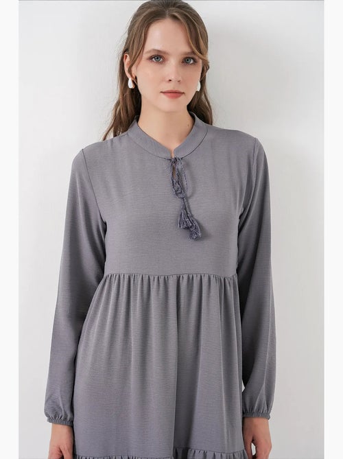 Abito maxi con dettaglio fiocco bdart - Kiabi Abito maxi con dettaglio fiocco bdart - Kiabi