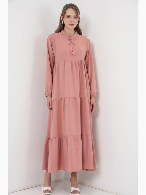Abito maxi con dettaglio fiocco bdart - Kiabi Abito maxi con dettaglio fiocco bdart - Kiabi