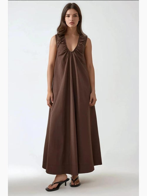 Abito maxi con scollo a u hiccup - Kiabi Abito maxi con scollo a u hiccup - Kiabi