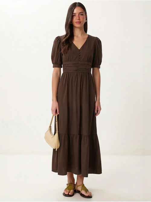 Abito maxi da donna in popeline misto cotone istanbul - Kiabi Abito maxi da donna in popeline misto cotone istanbul - Kiabi