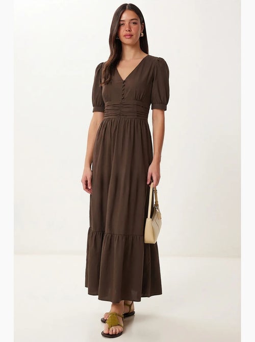 Abito maxi da donna in popeline misto cotone istanbul - Kiabi Abito maxi da donna in popeline misto cotone istanbul - Kiabi