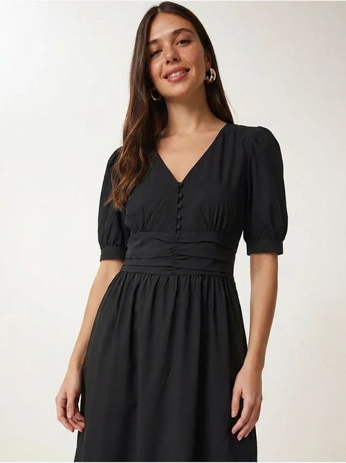 Abito maxi da donna in popeline misto cotone istanbul - Kiabi Abito maxi da donna in popeline misto cotone istanbul - Kiabi