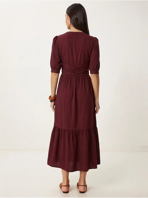 Abito maxi da donna in popeline misto cotone istanbul - Kiabi Abito maxi da donna in popeline misto cotone istanbul - Kiabi