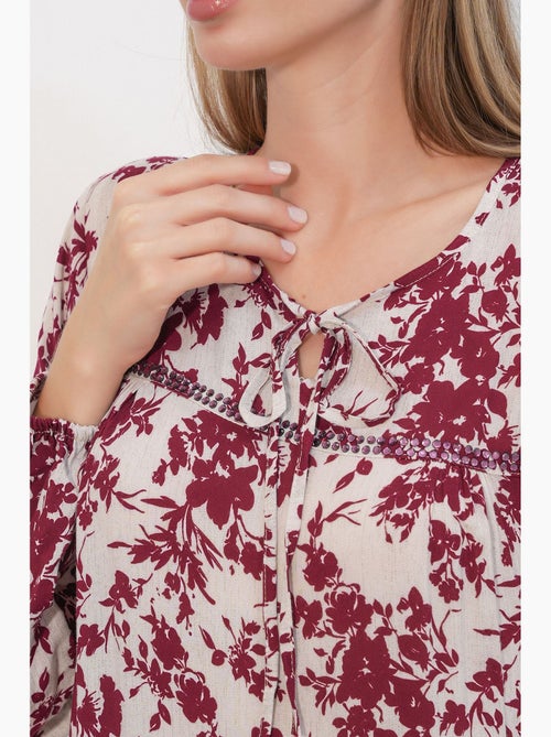 Abito maxi floreale con girocollo bdart - Kiabi Abito maxi floreale con girocollo bdart - Kiabi