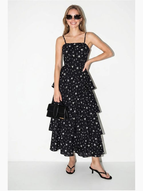 Abito maxi in chiffon floreale lucci - Kiabi Abito maxi in chiffon floreale lucci - Kiabi