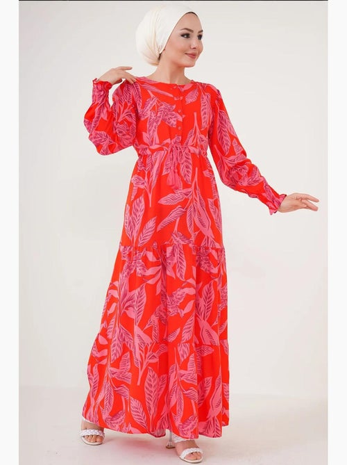 Abito maxi in crepe di viscosa floreale bdart - Kiabi Abito maxi in crepe di viscosa floreale bdart - Kiabi