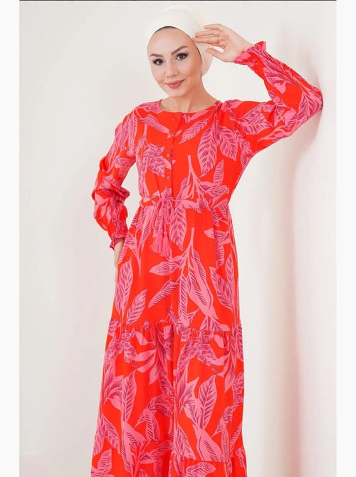 Abito maxi in crepe di viscosa floreale bdart - Kiabi Abito maxi in crepe di viscosa floreale bdart - Kiabi