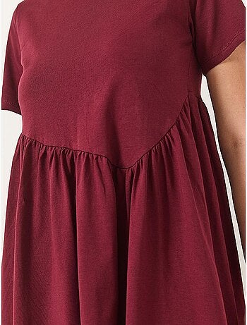 Abito maxi in maglia morbida con girocollo lucci
