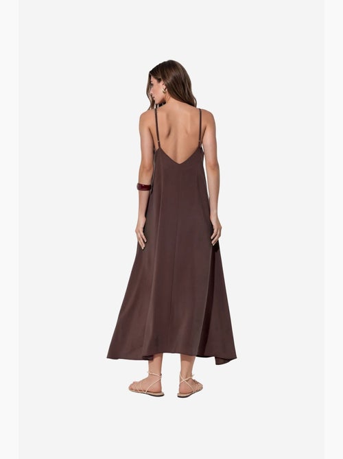 Abito maxi in raso senza maniche busem - Kiabi Abito maxi in raso senza maniche busem - Kiabi