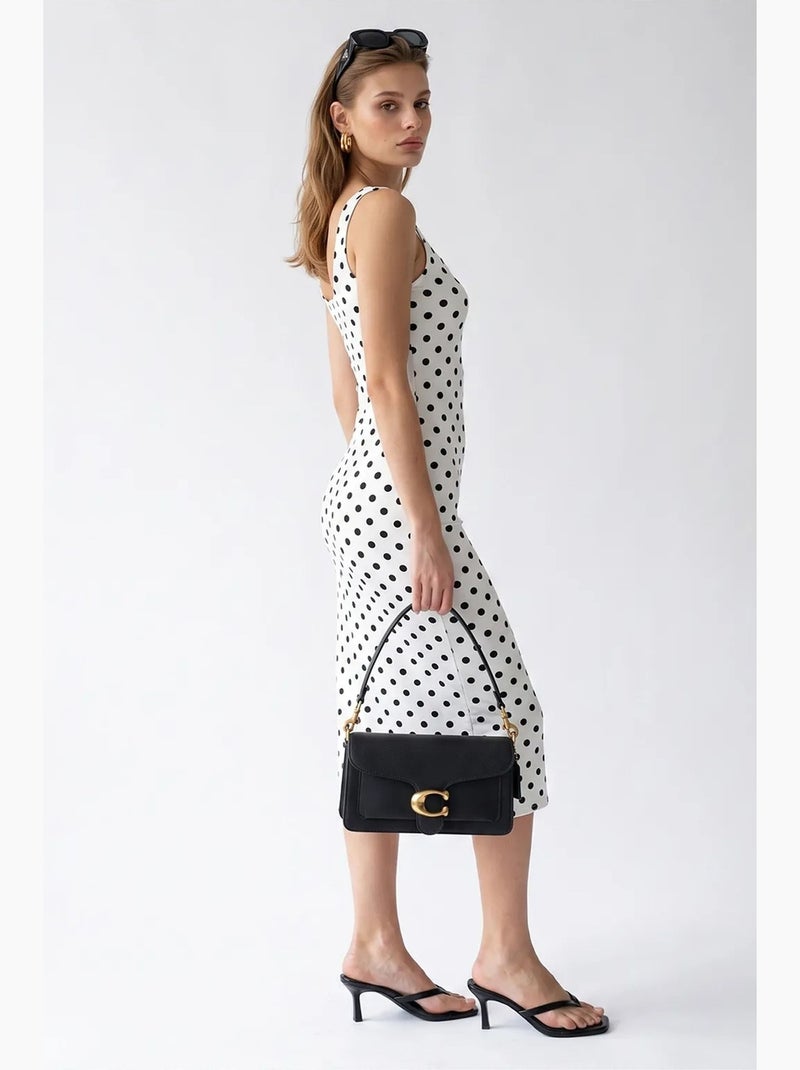 Abito maxi mixray Bianco Nero - Kiabi