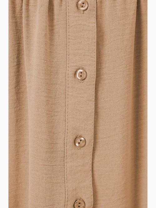 Abito maxi relaxed fit con scollo a v e chiusura con bottoni bdart - Kiabi Abito maxi relaxed fit con scollo a v e chiusura con bottoni bdart - Kiabi
