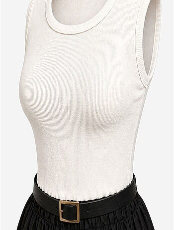 Abito midi a linea a con cintura mixray