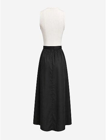 Abito midi a linea a con cintura mixray