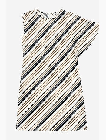 Abito midi a righe in lyocell my fashion